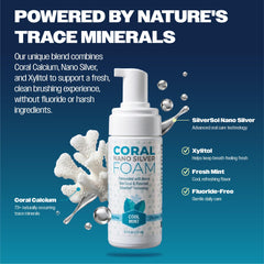 Coral White en uso con cepillo eléctrico para una limpieza efectiva y cómoda