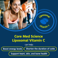 Core Med Science primer plano de cápsula blanda que destaca su textura suave