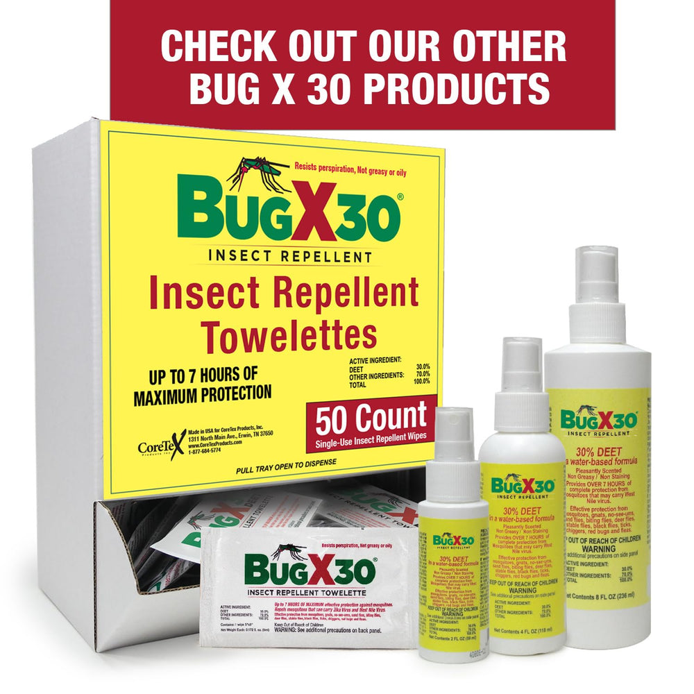 CoreTex uso en camping protegiendo de mosquitos y garrapatas