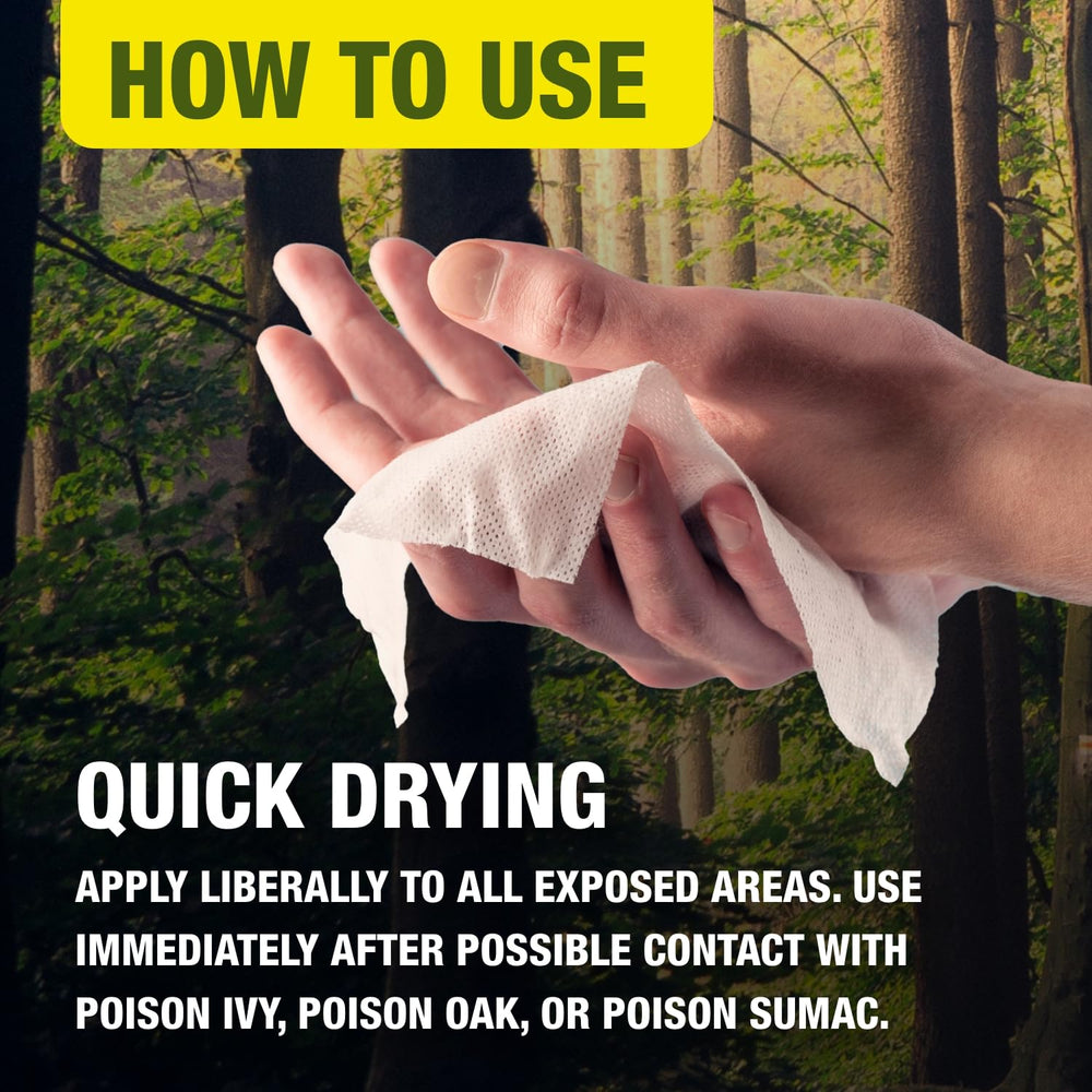 CoreTex uso en senderismo limpiando piel tras contacto, prevención práctica