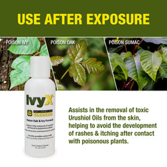 CoreTex Ivy X gel añadiéndose al lavado para eliminar aceite de plantas