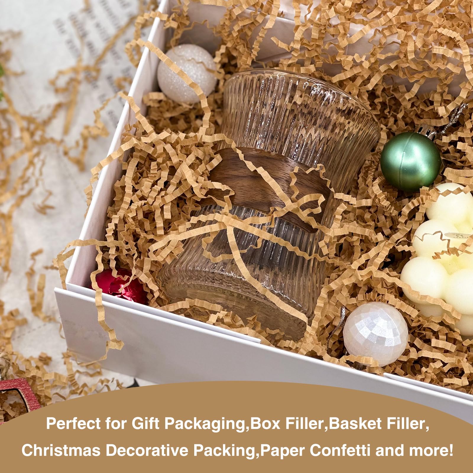 Corlcol en caja de regalo realzando productos y evitando movimientos