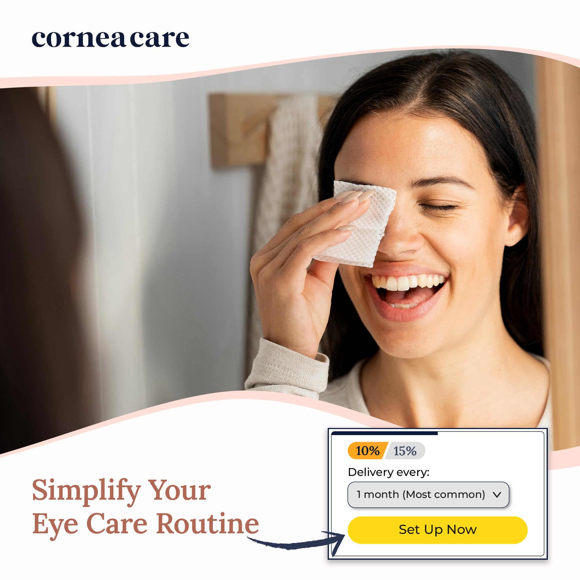 CorneaCare Rise piel alrededor del ojo hidratada después de usar