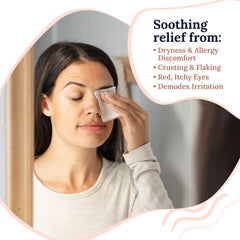 CorneaCare Rise toallita desplegada, textil suave que limpia sin irritar