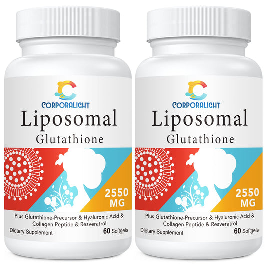 CORPORALIGHT frasco frontal mostrando 120 softgels y diseño claro