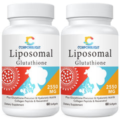 CORPORALIGHT frasco frontal mostrando 120 softgels y diseño claro