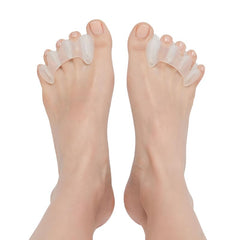 Correct Toes detalle de la textura de silicona, confort y durabilidad