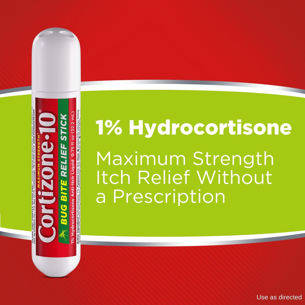 Cortizone-10 sticks guardados dentro de un botiquín portátil útil