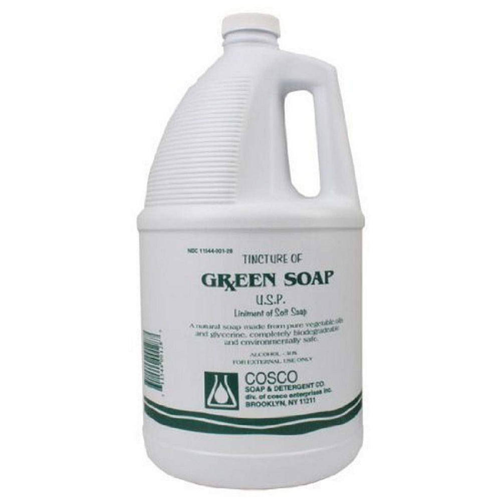 Cosco botella frontal 1 gal con jabón verde concentrado, ahorro y uso profesional