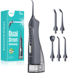 COSLUS C20 vista frontal del irrigador con diseño elegante y compacta