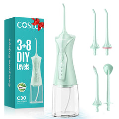 COSLUS C30 frente del dispositivo mostrando controles y diseño, beneficio: manejo sencillo