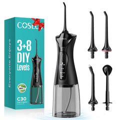 COSLUS C30 frontal mostrando diseño portátil y control ergonómico