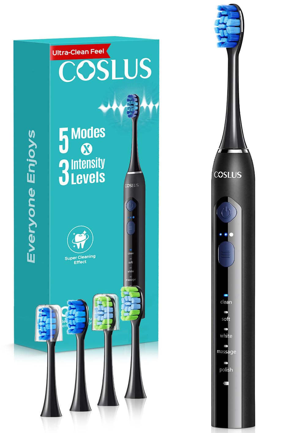 COSLUS C30 frontal mostrando diseño y empuñadura ergonómica para control