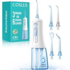 COSLUS C51 vista frontal del dispositivo mostrando diseño compacto y portabilidad