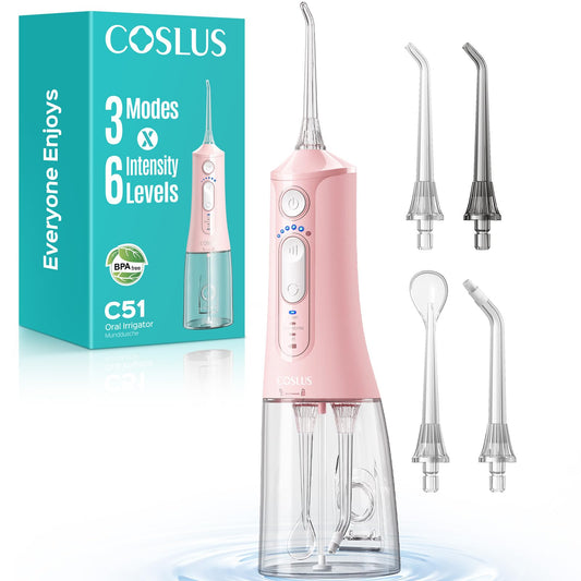 COSLUS C51 frontal mostrando diseño compacto y beneficios de portabilidad