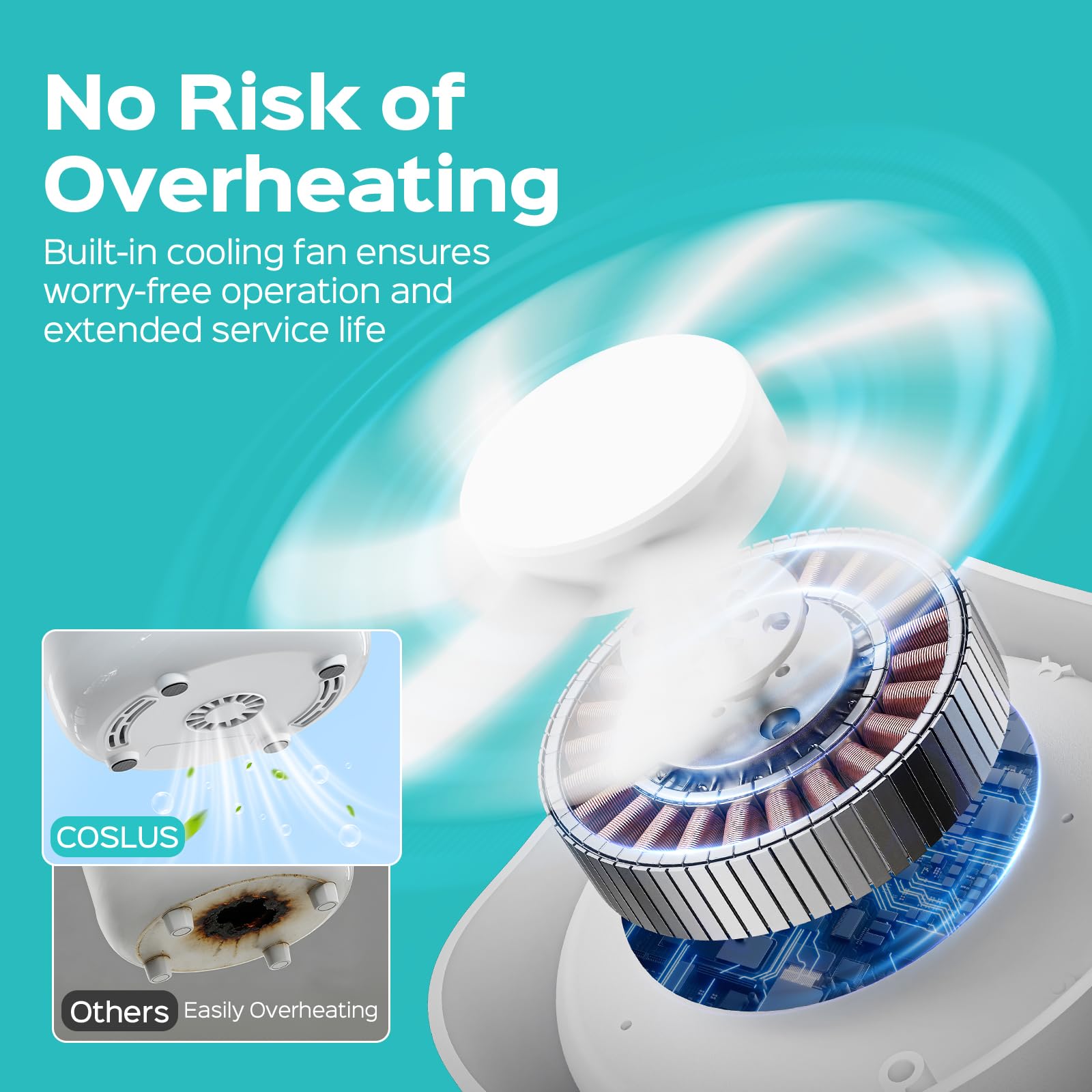 COSLUS C60 limpiando alineador transparente aporta higiene profunda
