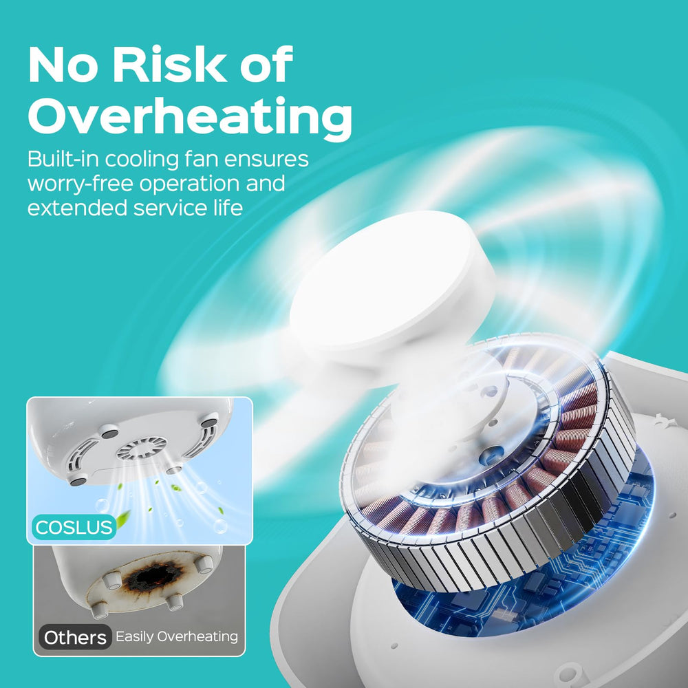 COSLUS C60 limpiando alineador transparente aporta higiene profunda