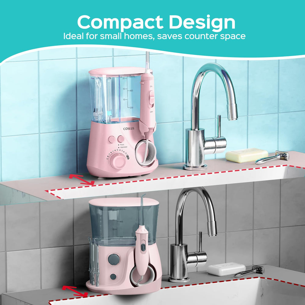 COSLUS E2 sobre encimera de baño, diseño compacto que ahorra espacio