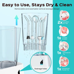 COSLUS E2 en uso junto a lavabo demostrando limpieza familiar eficiente