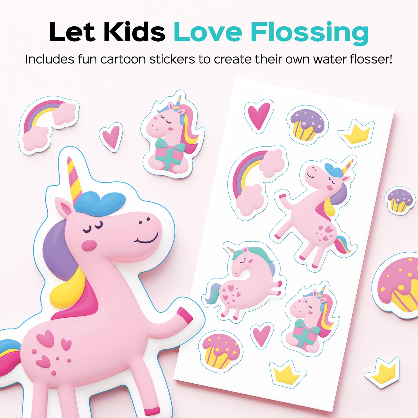 COSLUS T40 con pegatinas para personalizar y aumentar motivación infantil