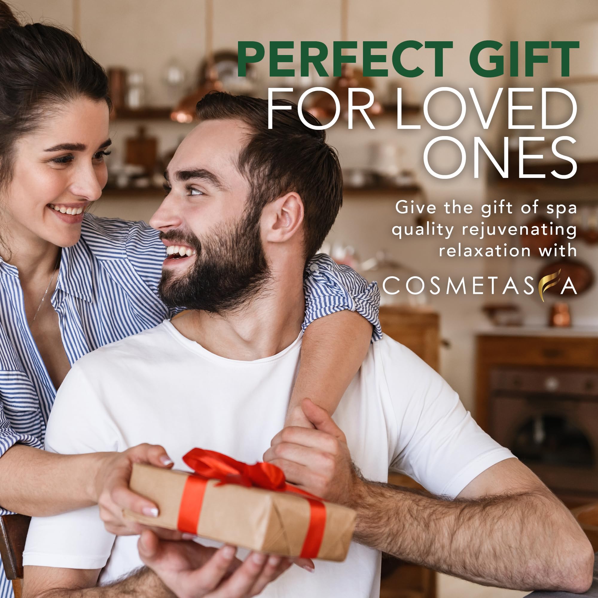 Cosmetasa ambientación tipo spa con velas y toallas, crea un entorno relajante