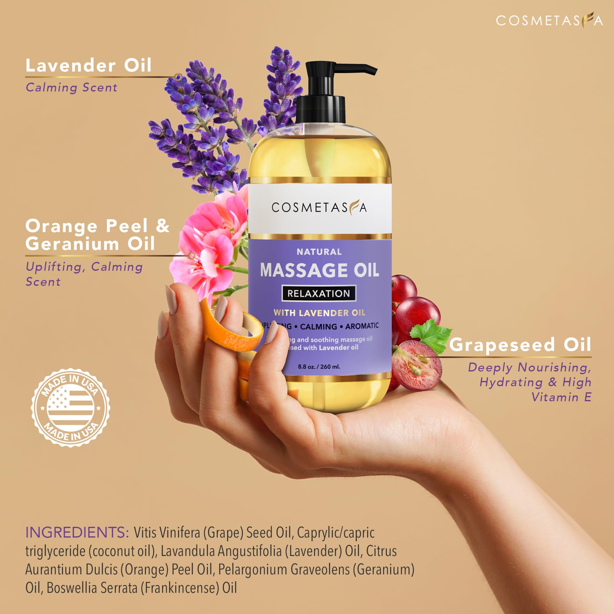 Cosmetasa roller aplicador 360° para deslizamiento suave y alivio