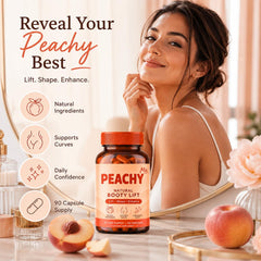 detalle de cápsula Cosmody abierta señalando ingredientes vegetales activos