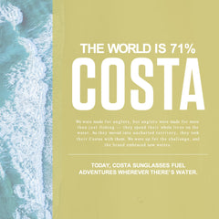 Costa Del Mar detalle del limpiador anti-reflejo mostrando textura y dosificación precisa