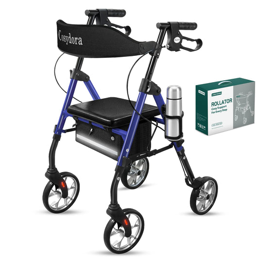 cosydora vista frontal con asiento, soporte estable