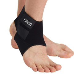 Cotill tobillera frontal empaquetada mostrando soporte y diseño