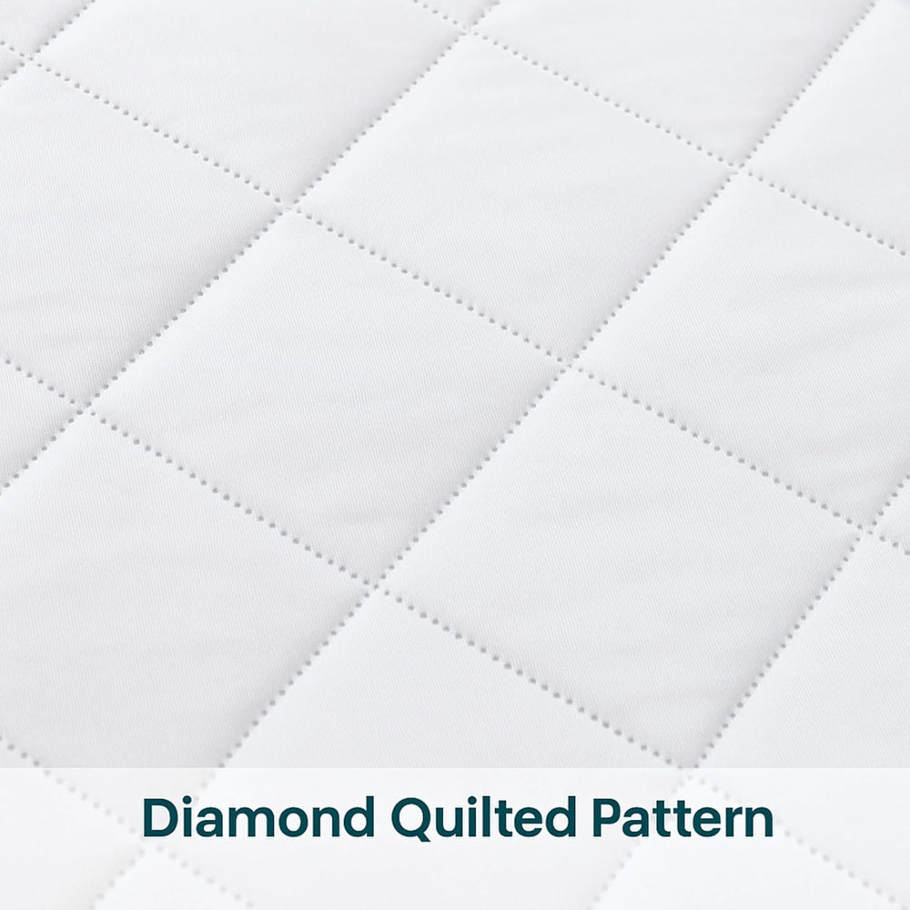 Comparación de tamaño Cotton Passion junto a una regla para ilustrar las 60x80 pulgadas queen