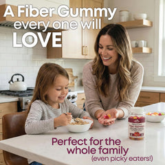 Country Farms mano sosteniendo porción de gomitas para control de tamaño