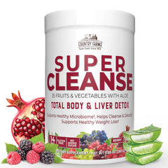 Country Farms envase frontal mostrando la etiqueta y beneficio digestivo
