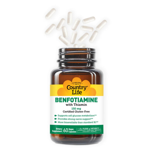 Country Life cápsula abierta detalle que ilustra consistencia y biodisponibilidad
