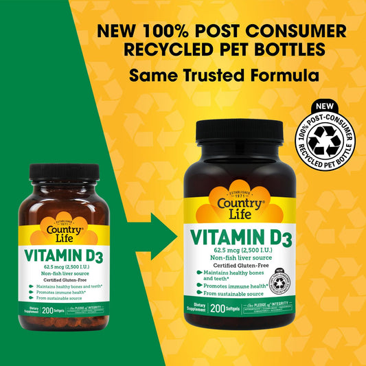 Country Life cápsula blanda en primer plano mostrando textura y tamaño práctico
