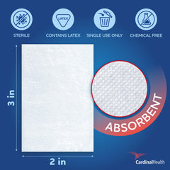 COVIDIEN Telfa 6017 envase peel-back listo para abrir con facilidad