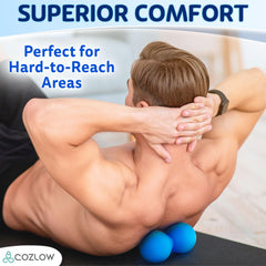 COZLOW vista superior de la forma de cacahuete para trabajo paravertebral