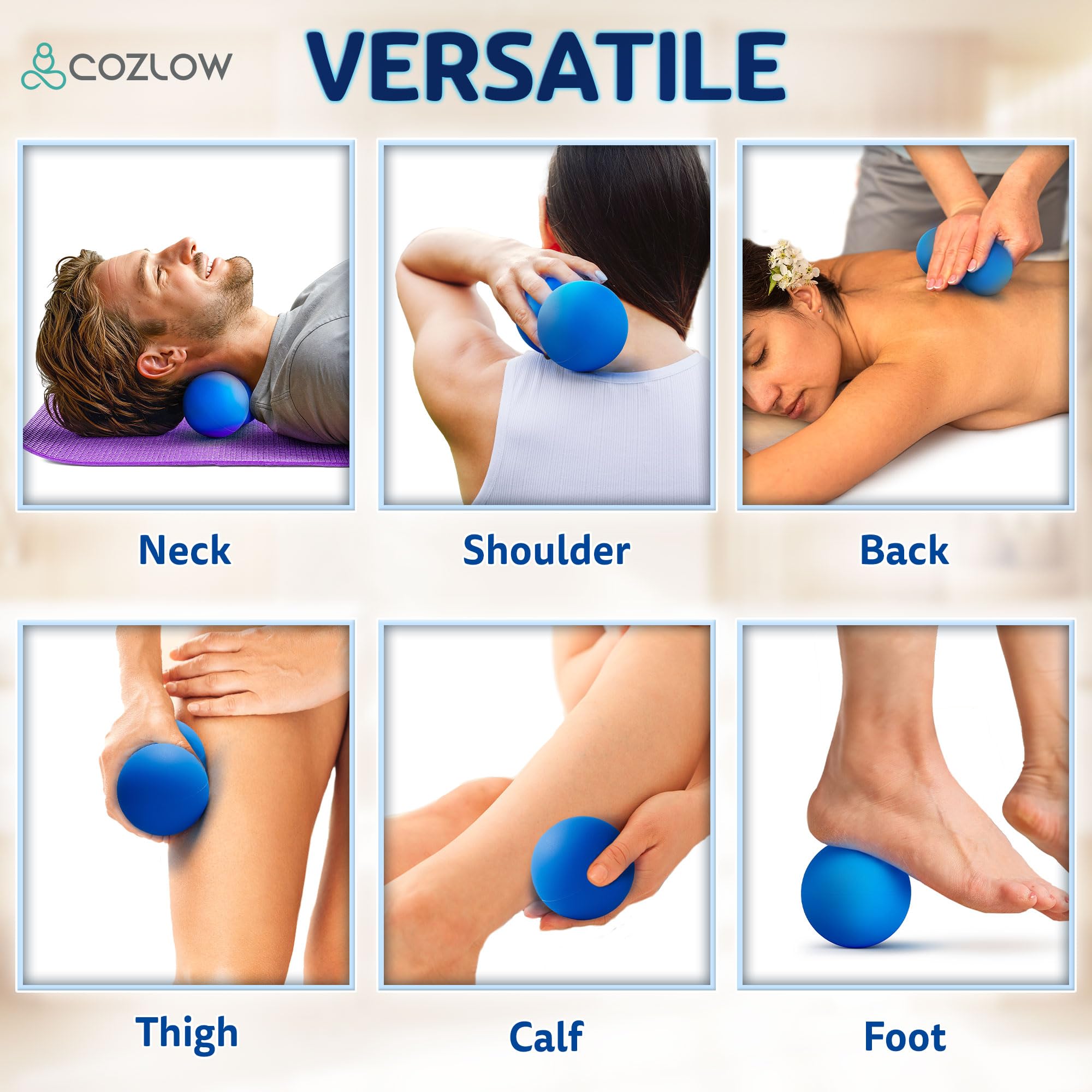 COZLOW aplicación en zona lumbar para liberación de nudos y comodidad