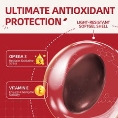 Cozynol etiqueta con ingredientes principales destacando CoQ10 y PQQ
