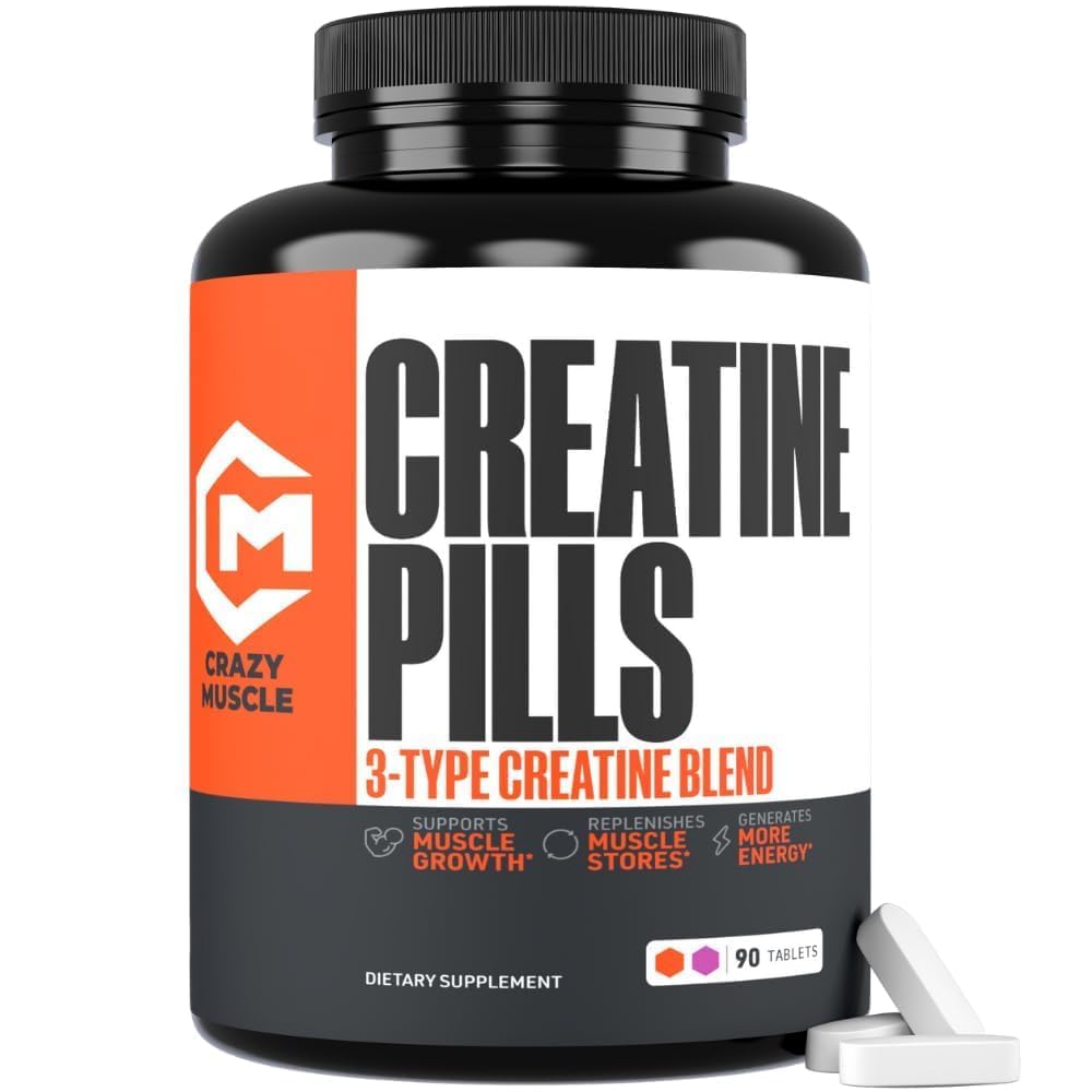 Crazy Muscle envase frontal mostrando formato de 30 dosis y practicidad