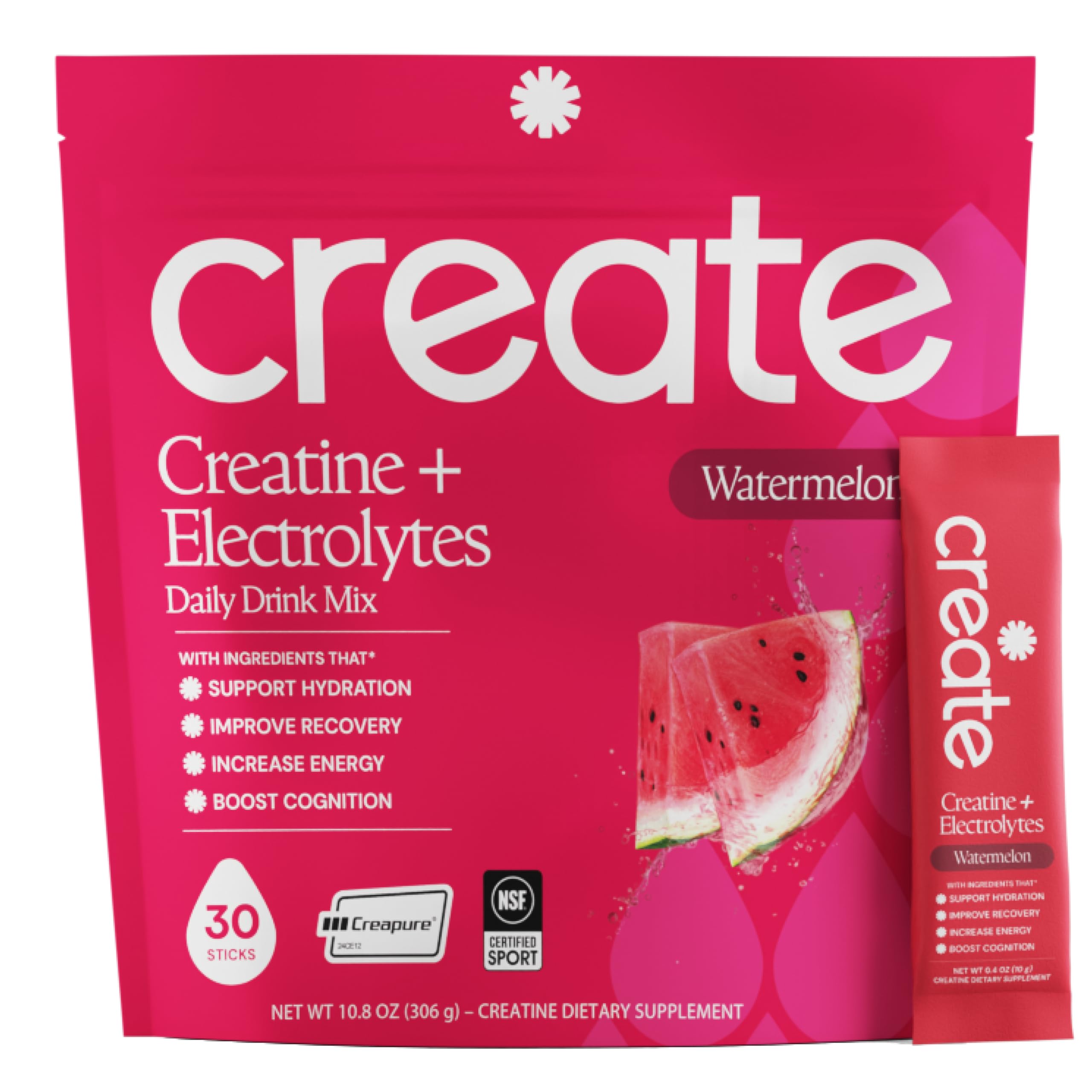 Create pack frontal mostrando stick individual y beneficio de dosis completa