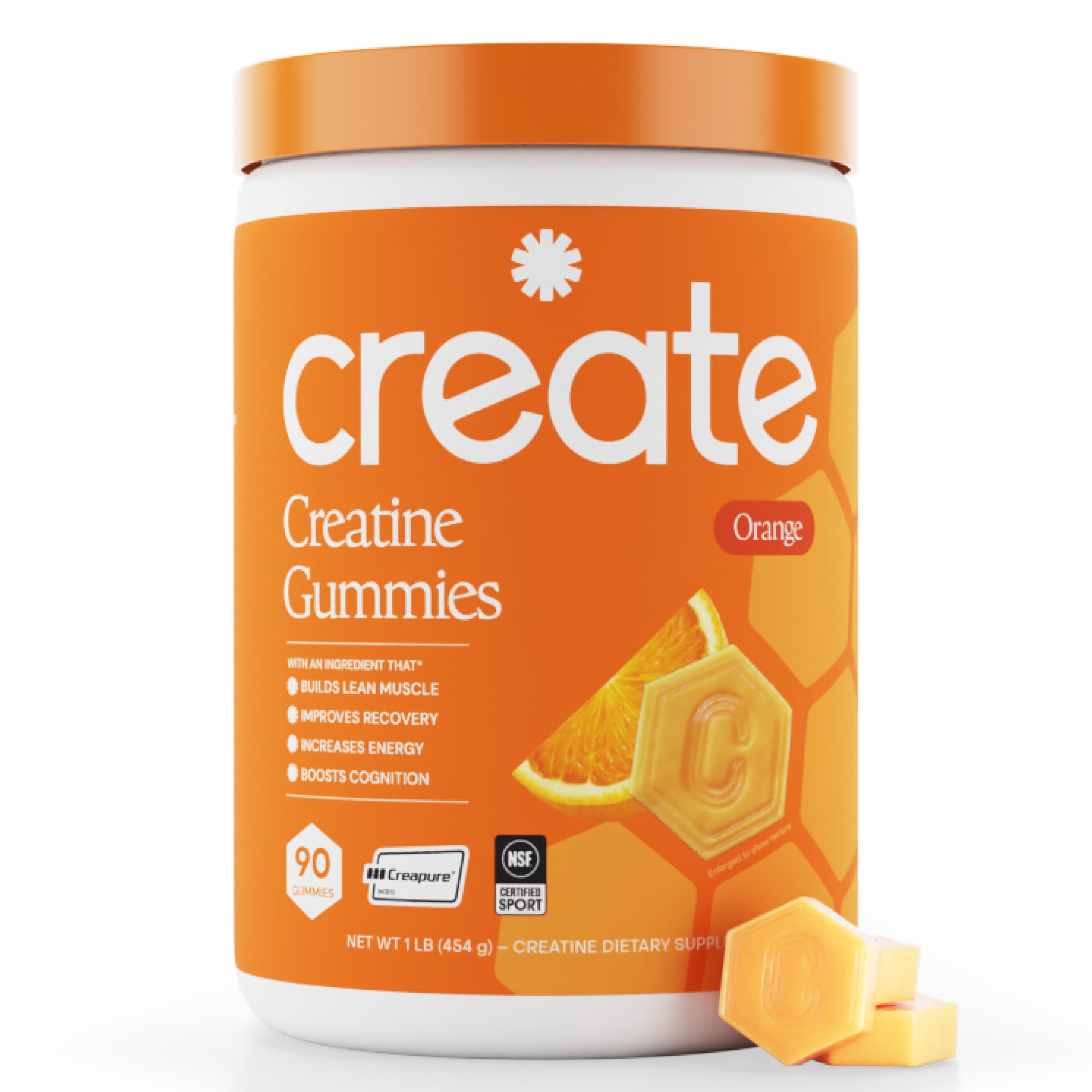 Create envase frontal mostrando gomitas veganas y beneficios