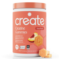 Create empaque frontal con sabor Sour Peach y beneficio práctico