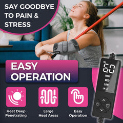 CREATRILL close-up del elemento calefactor y sensor de termostato que asegura temperatura constante