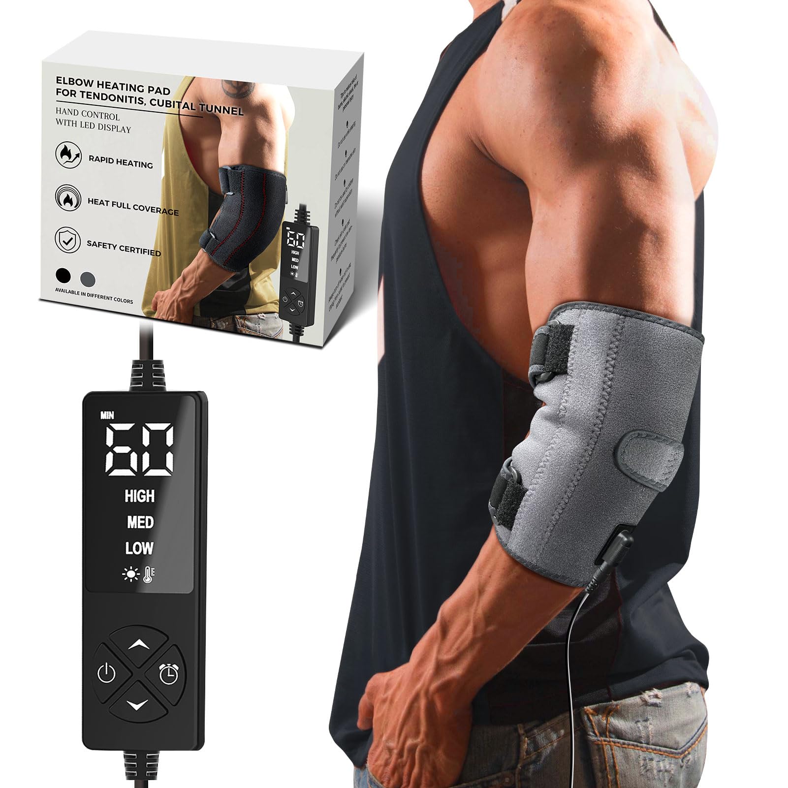 CREATRILL vista frontal del empaque mostrando la faja y funciones principales para alivio