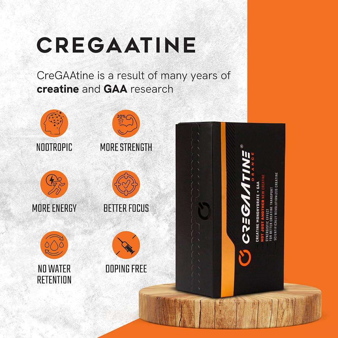 CreGAAtine polvo micronizado en primer plano para mezcla rápida y mejor absorción