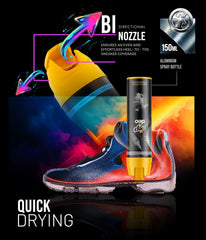Crep Protect aplicando en zapatillas deportivas para mantener frescura tras ejercicio