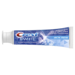 Crest 3D White foco en información de fluoruro para proteger el esmalte