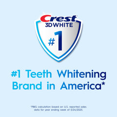 Ambientación en baño con Crest 3DWhite, sugiriendo uso diario y frescura en rutina