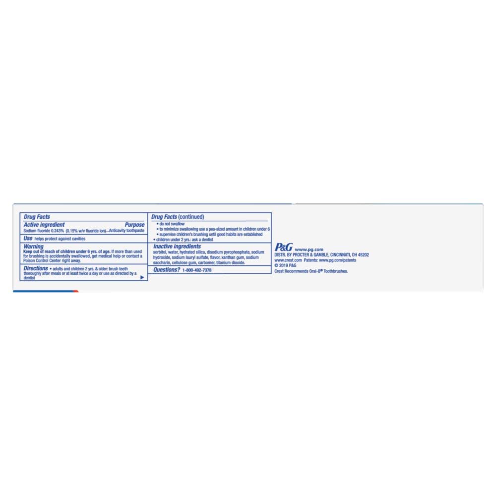Crest caja empacada multipack para almacenamiento y conveniencia
